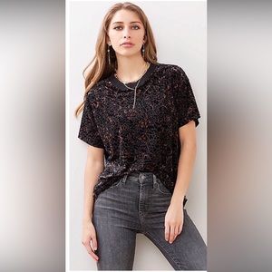 We The Free Teddy Burnout Velvet Tee